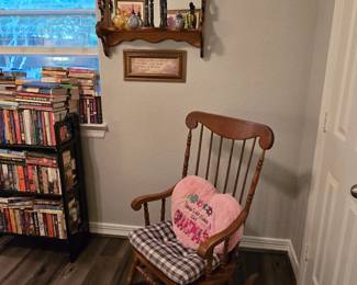 vintage wooden rocker