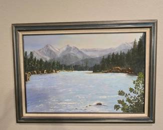 Framed wall art