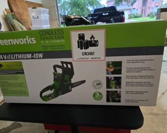 Greenworks Cordless Chain Saw
