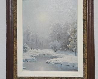 Framed wall art