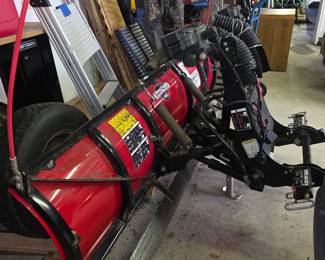 Plow is a custom fit to the truck. Owner wants to sell with the truck.