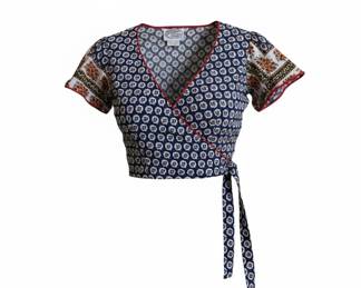 Old new stock 1960' early 70' s wrap tops with matching skirts several and different sizes