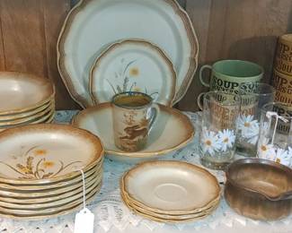 Vintage stoneware dishes