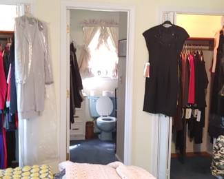 Old/new vintage clothing stock from the dress shop