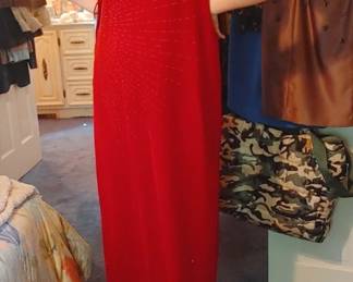 Beautiful vintage sparkly Art Nouveau type dress