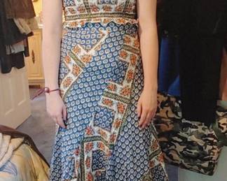 1970s skirt and crop top all old new stock never worn before many types available and two skirts all different sizes