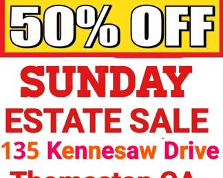 50% Off Estate Sale May 17th 2026