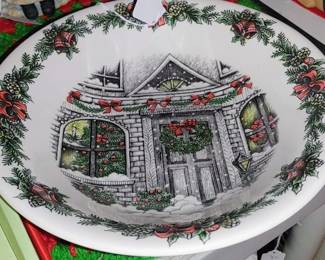 Royal Stafford Christmas Home vegetable bowl.