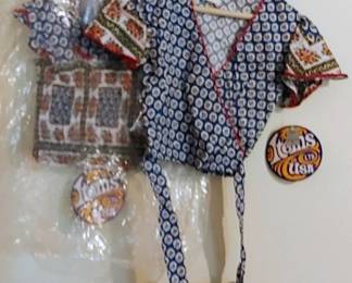 All new crop tops from the 1970s original tags