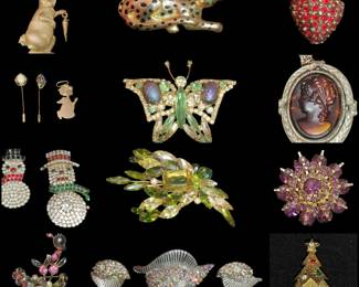 Vintage brooches