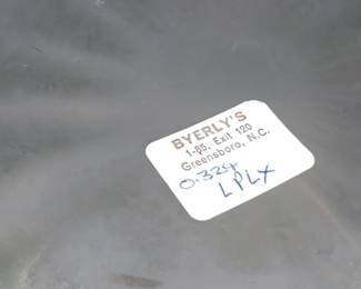 Tag on bottom from Ant. Shop