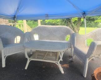 Vintage wicker furniture