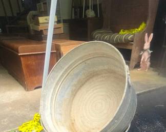 Vintage wash tubs very large