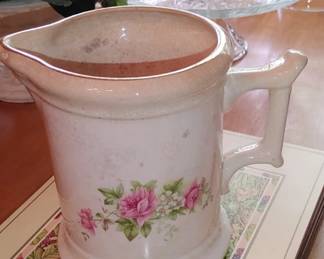 Vintage Ironstone water pitcher perfect for flowers