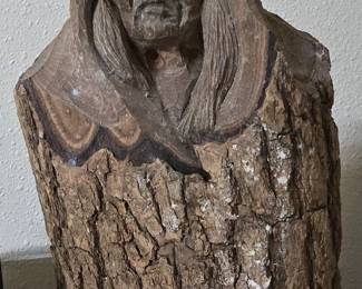 Hand Carved Wooden Statue