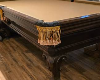 Side View of Pool Table 