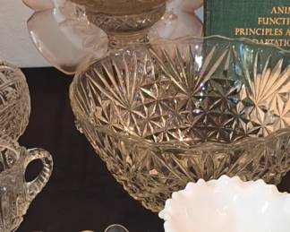 Punch Bowls - Milk Glass