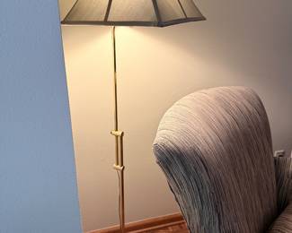 adjustable floor lamp brass