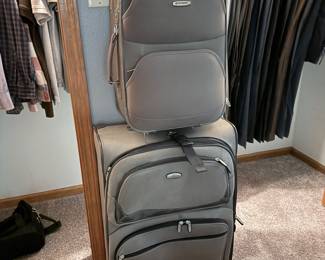 large and medium suitcases