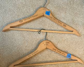 Vintage wood hotel hangers $10ea