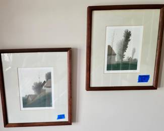 Robert Kipness 14x16” framed & Dbl matted $150ea