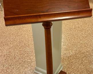 Cherrywood 18w x 14d x45”h Lectern  $75