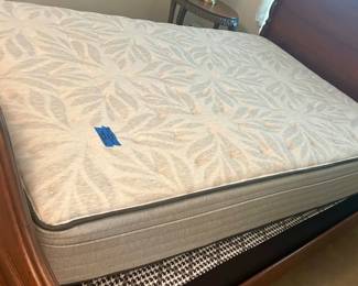 2 yr old “full” posturepedic mattress & box spring $650
