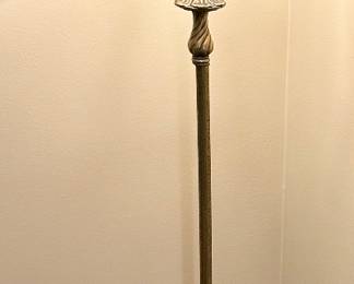 Vintage brass floor lamp  63”h x 18”Rnd $75