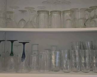BE143Assorted Stemware And Collectable Wine Glasses