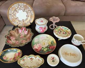 BE226Collection Of Vintage Plates  Dishes