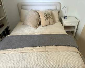 BE110Queen Size Bed  Side Table