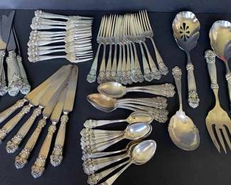 BE204VOrnate Sterling Silverware