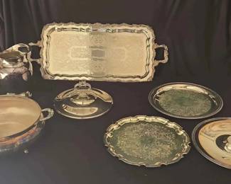 BE111Silver Plated Serving Collectables