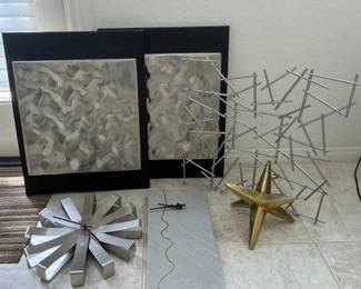 BE290Metal Wall Art, Decor and Clocks