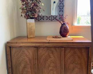BE227Henredon Rolling Bar Cart Buffet 