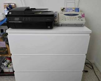 BE183HP Printer, Brother Fax Machine, Cabinet and More
