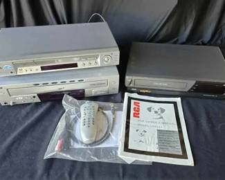 BE242RCA VHS, DVD Player And Sony DVDCD Player