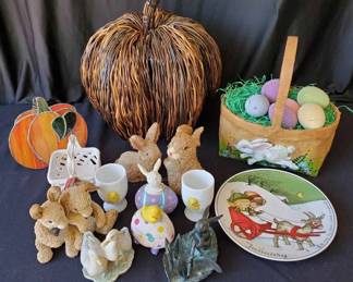 BE240Rabbit Figurines And More 