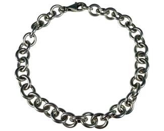 Heavy Sterling Silver Link Bracelet