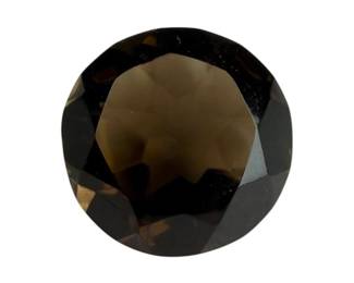 4pt4ct Genuine Round Smokey Quartz Loose Gemstone