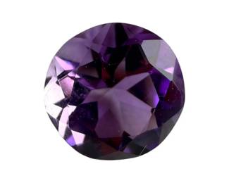 1pt60ct Genuine Round Amethyst Loose Gemstone
