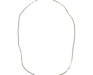 10kt Yellow Gold Diamond Cut Bead Chain