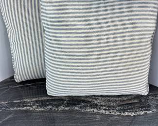 Set of two accent pillows 16"; $8 pr.