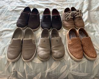 Olukai men’s shoes; size US 7 or EU 40; $5 ea.