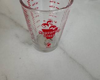 Shot glass; $1