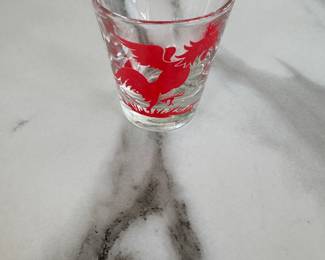 shot glass; $2