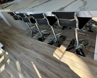 Set of 8 LumiSource adjustable height barstools in like-new condition $300