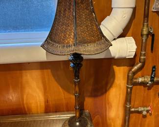 Rattan lamp $30