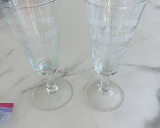 La Diabolique beer glasses; set of 2; $10