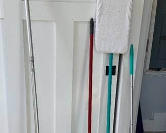 Aluminum flag pole $3, cleaning supplies $2 ea